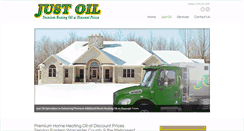 Desktop Screenshot of just-oil.com
