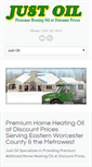 Mobile Screenshot of just-oil.com